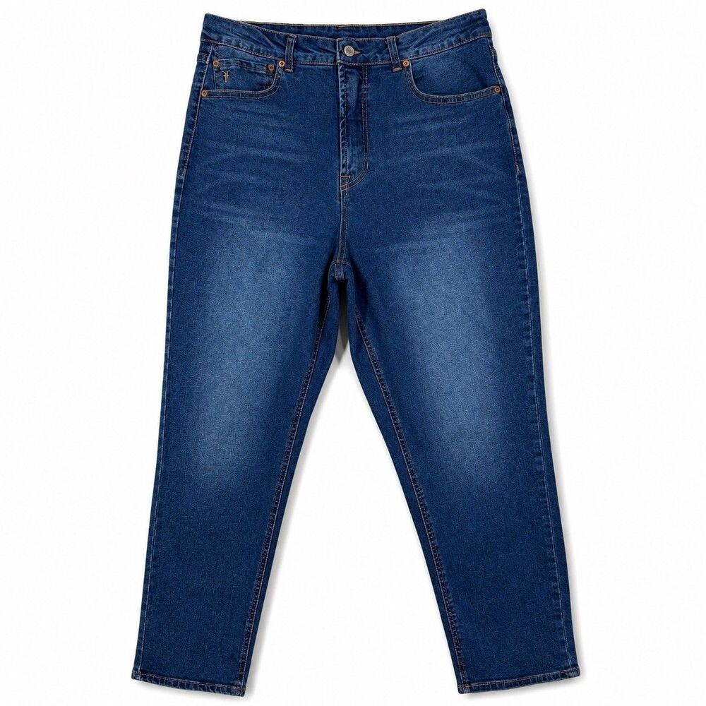 Frye High Rise Straight Leg Jeans Women’s 9/30 Blue Stretch Denim Western Boho